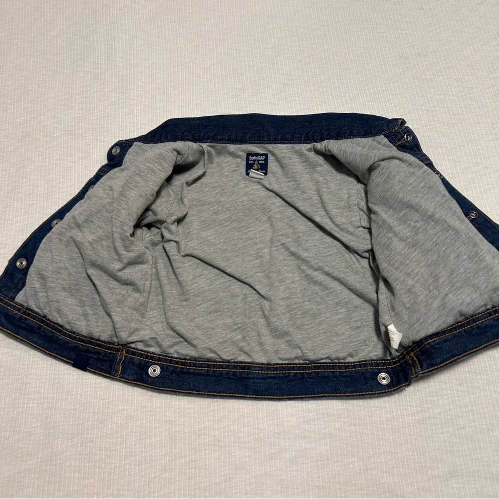 Baby Gap Denim‎ Jacket Lined Size 12-18 Months Boy Girl